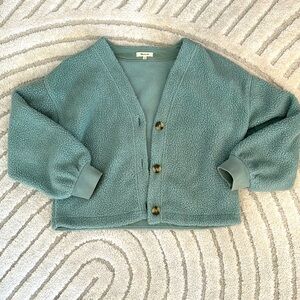 Madewell button up sweater